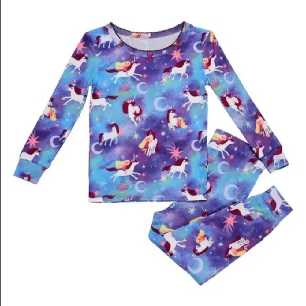 Uni the Unicorn Blue & Purple Unicorns Pajama Set, 12 months, NWT​